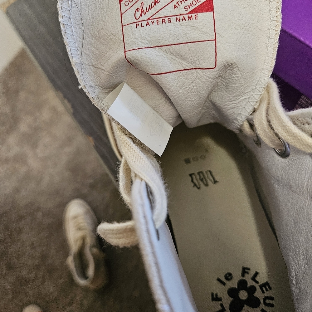 Converse All Stars le fleur Woman Size 10 MEN 8 - Picture 4 of 7